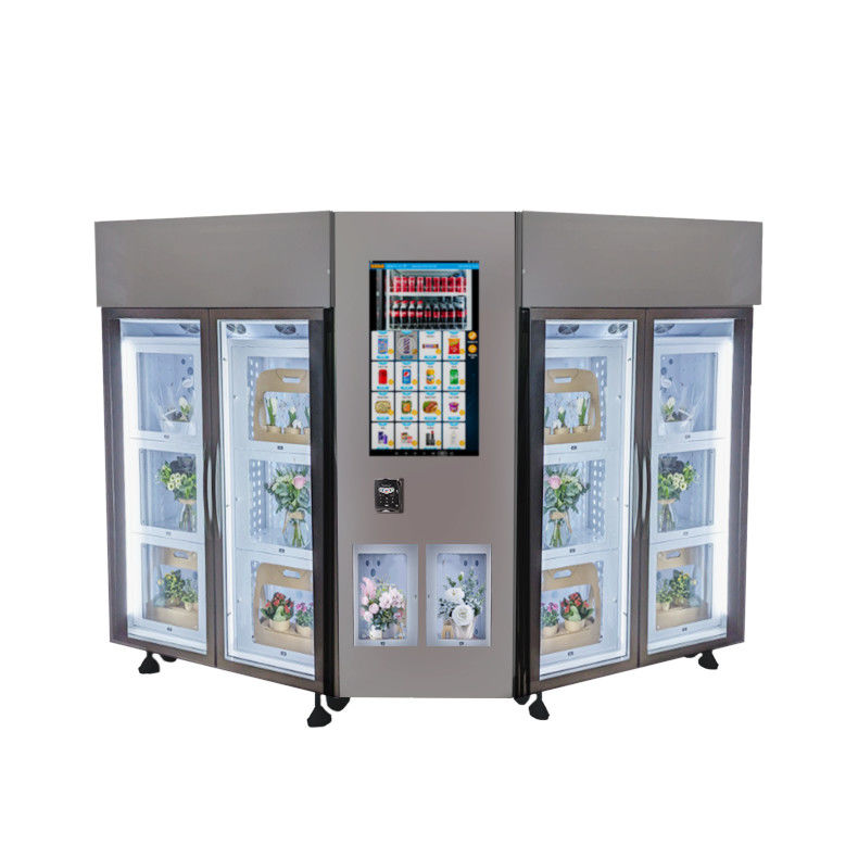 R290 Green Gas Compressor And Auto-defogging Feature In Locker Vending Machine For Bouquets