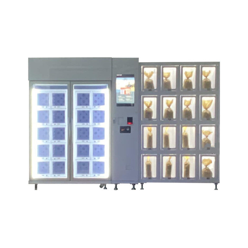 Self-Service Bakery Shop Combo Bread Vending Machine With Cooling ...