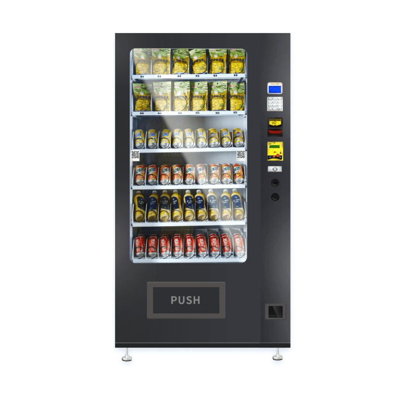 Double Layer Glass Metal Vending Machine With Lift System And Low Consumption, Micron