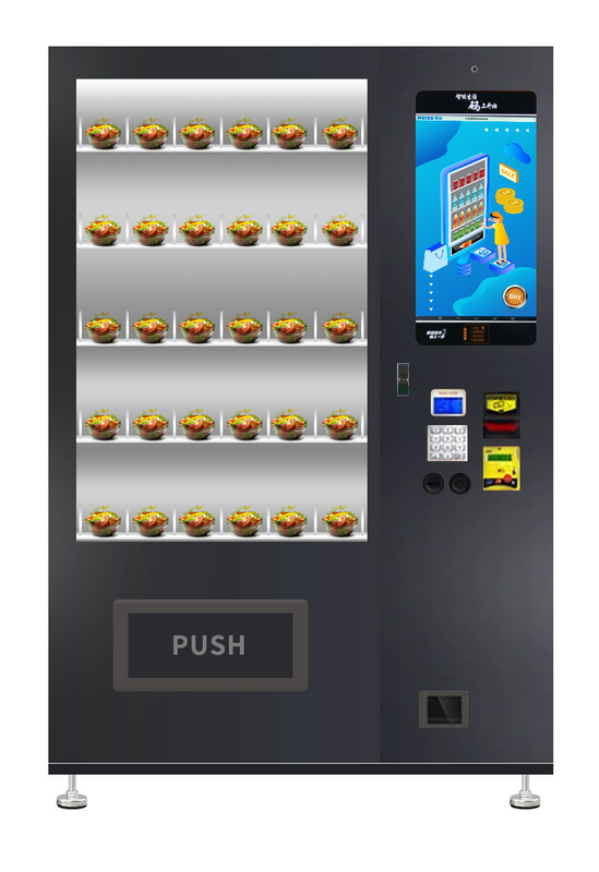 Salad Vegetables Fruit Combo Vending Machine With Belt Conveyor Healthy Food Smart Vending
