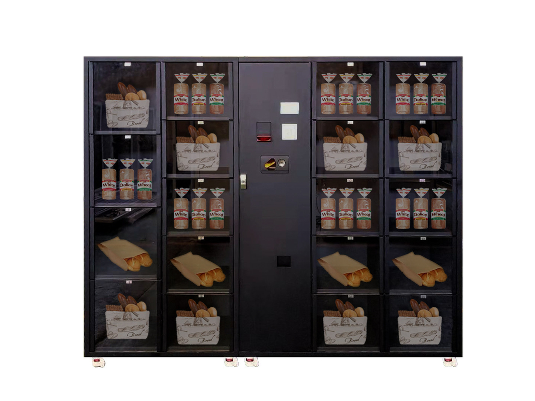 Breads Fresh Food Vending Machine Large Capacity Lockers Machine Vending Sale