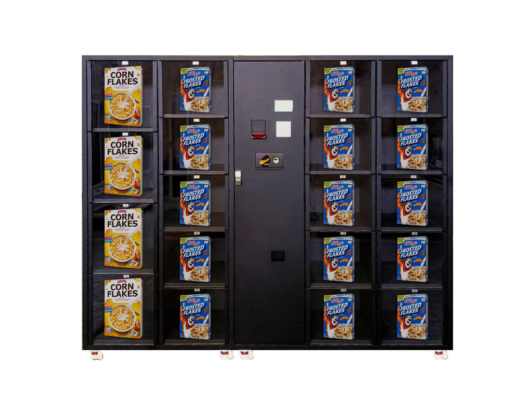 Cereals  Vending Machine, food with large box vending machine, box vending machine, lokcers vending machine, Micron