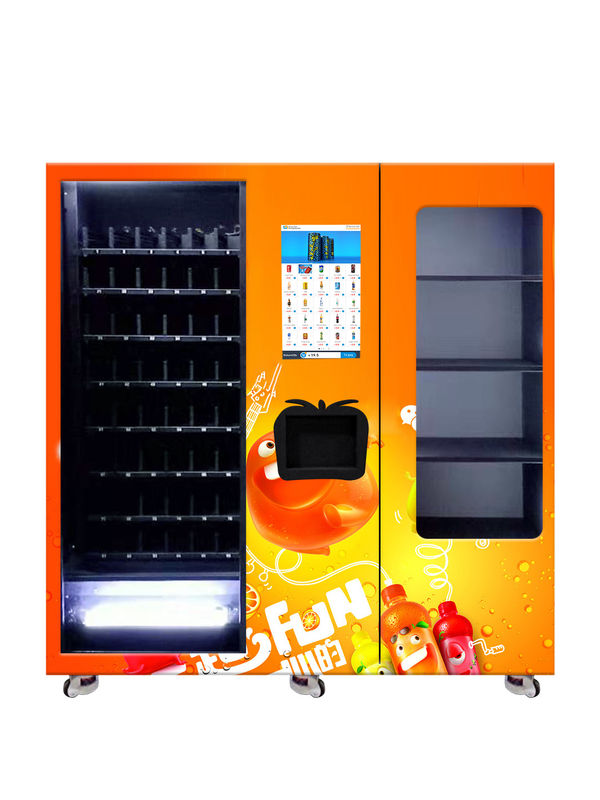 Energy Saving Healthy Juice Vending Machine With XY Axis Elevator