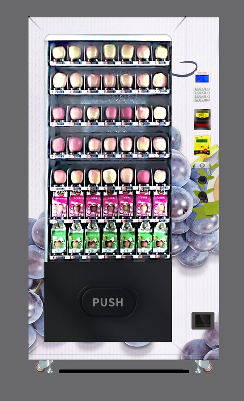 Customize Color Automatic Vending Machine For Grape Capacity 270-540