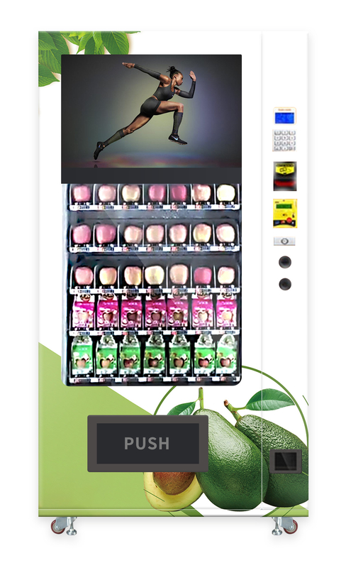 Metal Frame Automatic Vending Machine For Avocado Card Payment