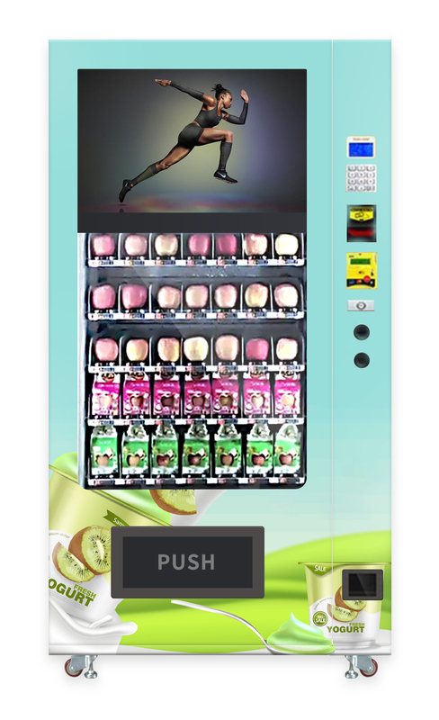 None Touch Kiwi Automatic Vending Machine  W870mm*T830mm*H1930mm