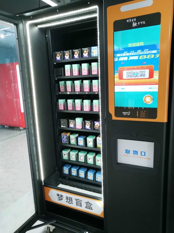 mobile accessories, 3C product vending machine with x-y axis elevator, adjustable slot vending machine