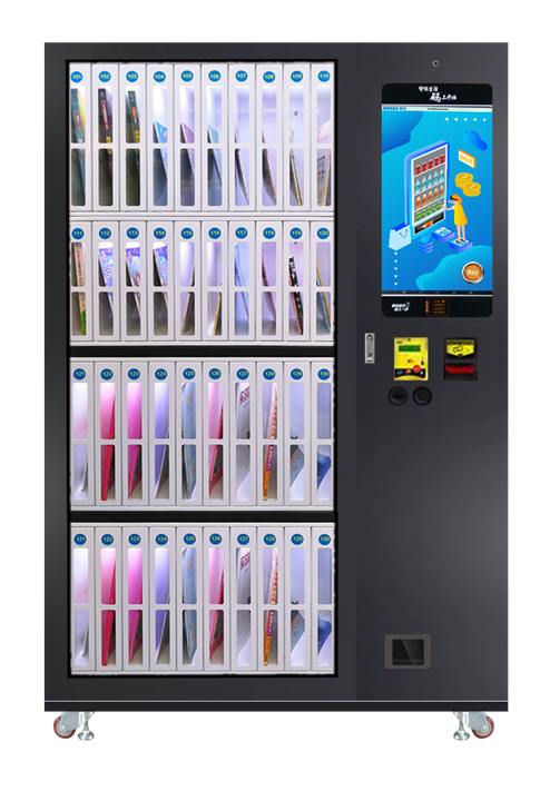 Custom locker racket book vending machine smart telemetric system with touch screen