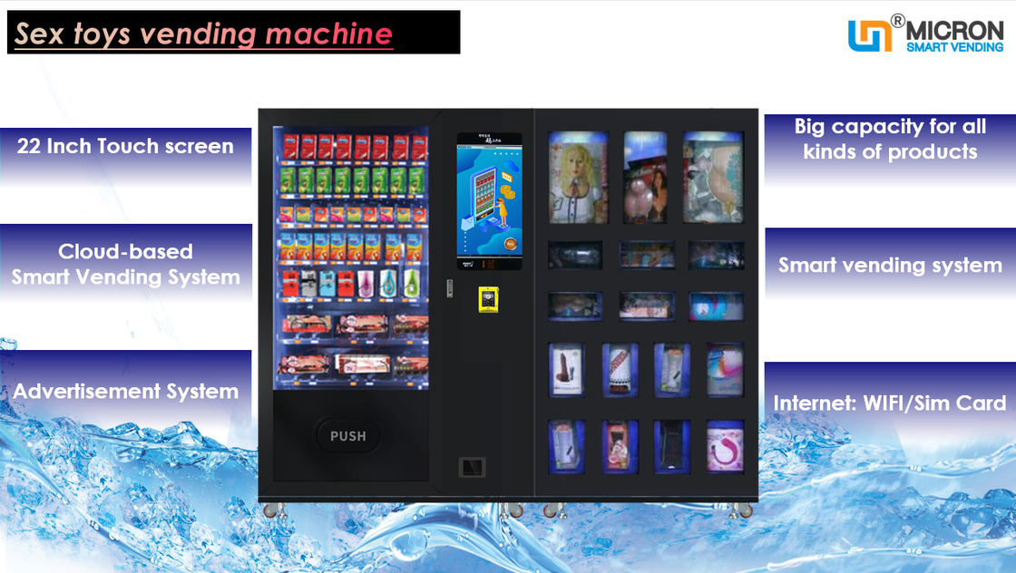 650W Metal Custom Vending Machines For Adult Products Micron
