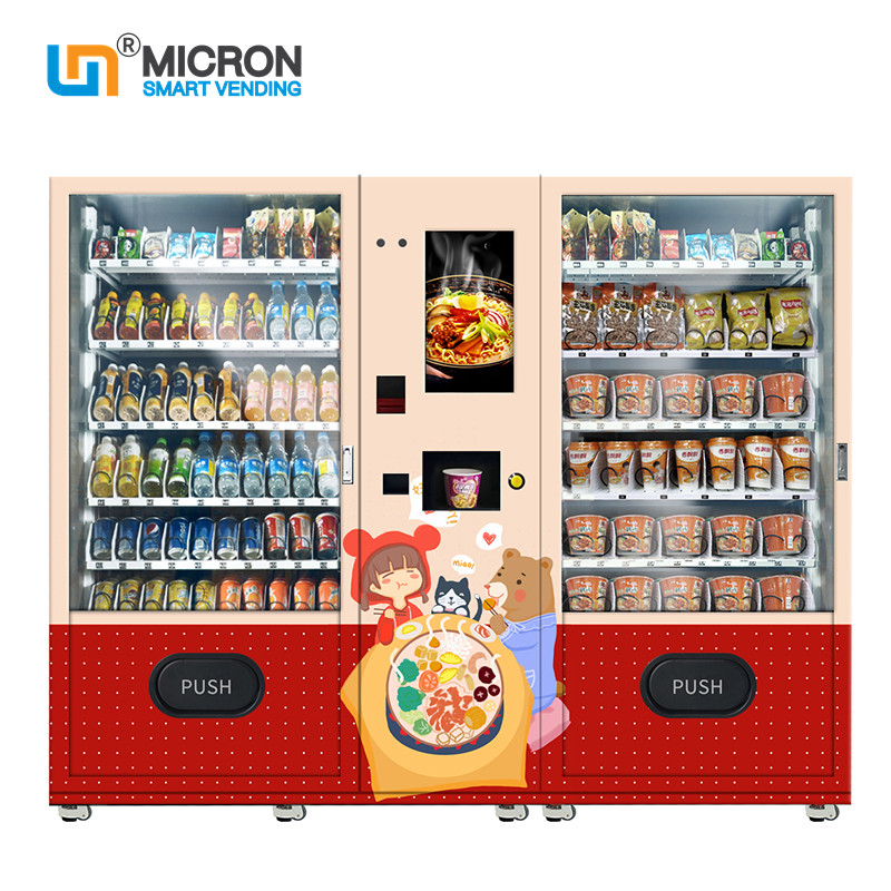 1193 Cup Noodles Vending Machine With Hot Water Supply System