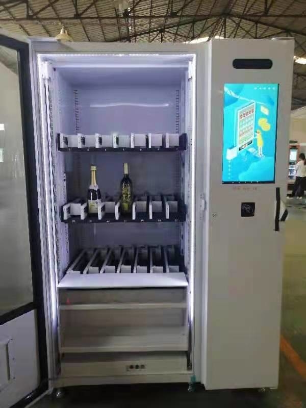 Red Wine Vending Machines With Elevator And Smart System,New Vending