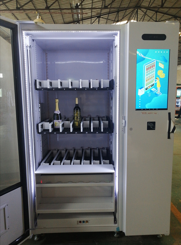 Glass Bottle Vending Machine With Elevator Red Wine Micron Smart Vending Machine