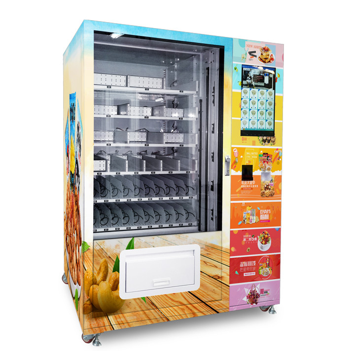 Touch Screen Protein Beverage Vending Machine Strong Cooling Micron Smart Vending Machine