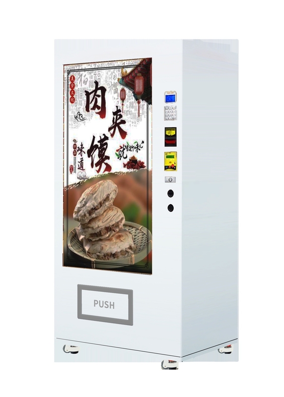 Intelligent Self Service Combo Vending Machine White Black Card Reader Bill Validator