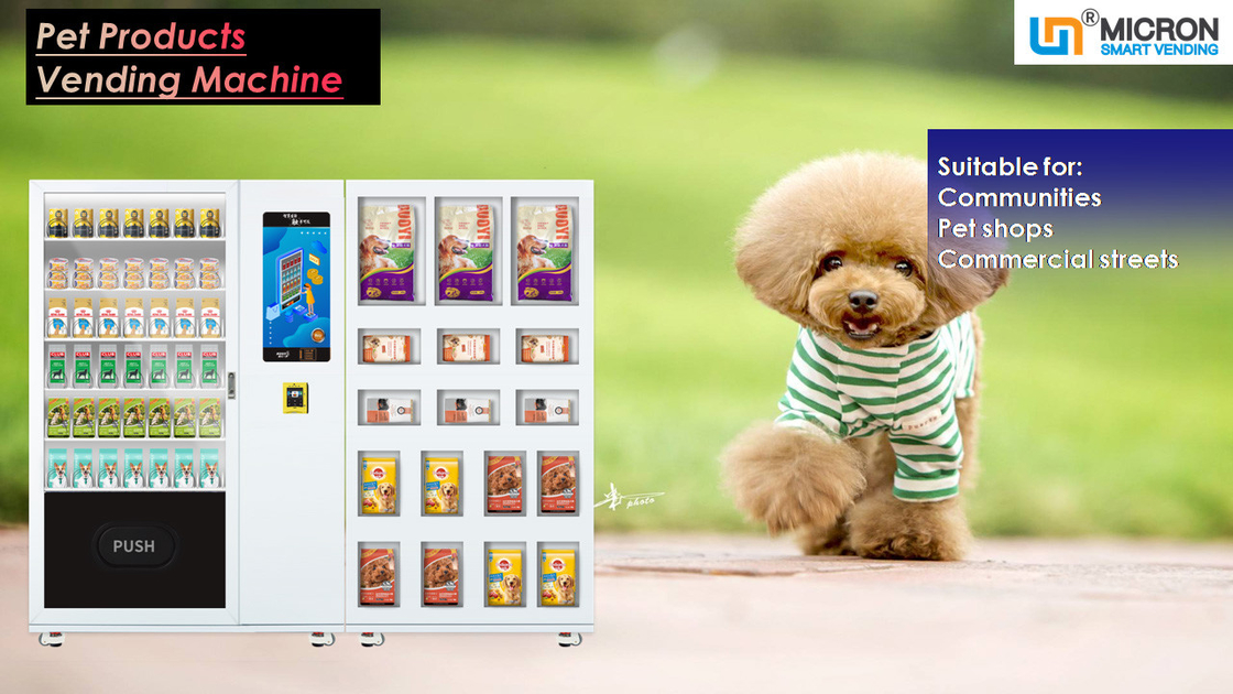 1200 Capacity Pet Products Smart Vending Machine With Locker