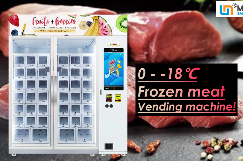 Metal 662 Capacity Pizza Vending Machine With XY Axis Elevator