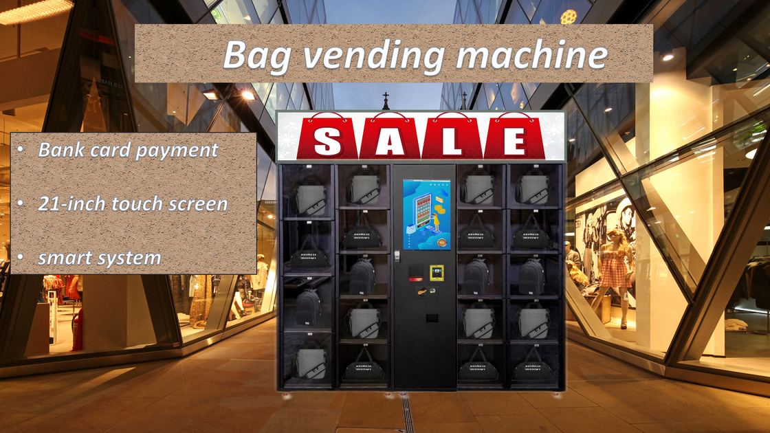 337 Capacity Business Bag Smart Vending Machine With Lockers