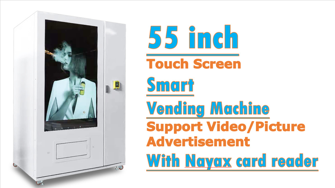 Eectronic Touch Screen Commercial POP Vending Machine For Advertising