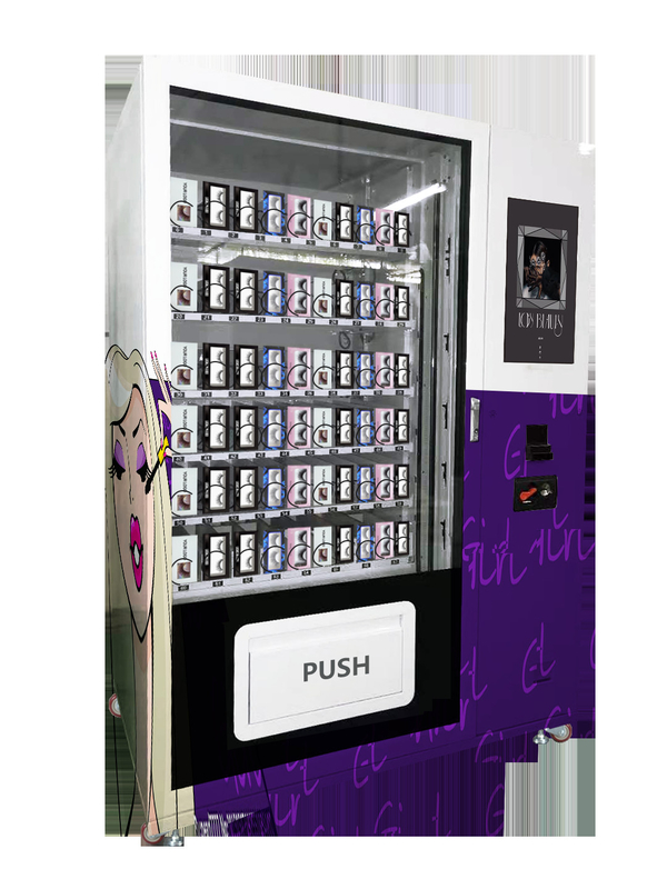 Eyelashes Cosmetics Vending Machine With 22 Inch Touch Screen Micron