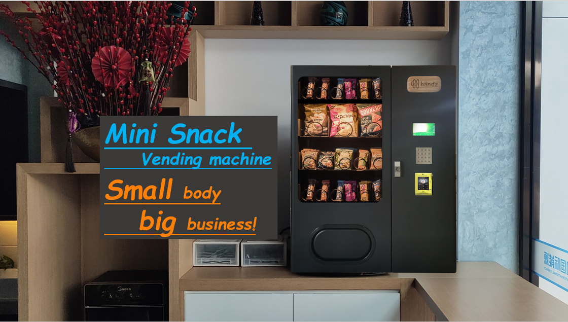 Strip Steel Door Mini Snack Beverage Small Item Vending Machine With Smart System