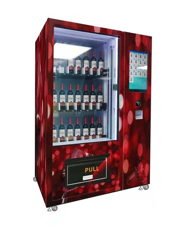 Red Wine Vending Machines With Elevator And Smart System,New Vending Machine 24 Hour StoreMicron Factory Credit Card