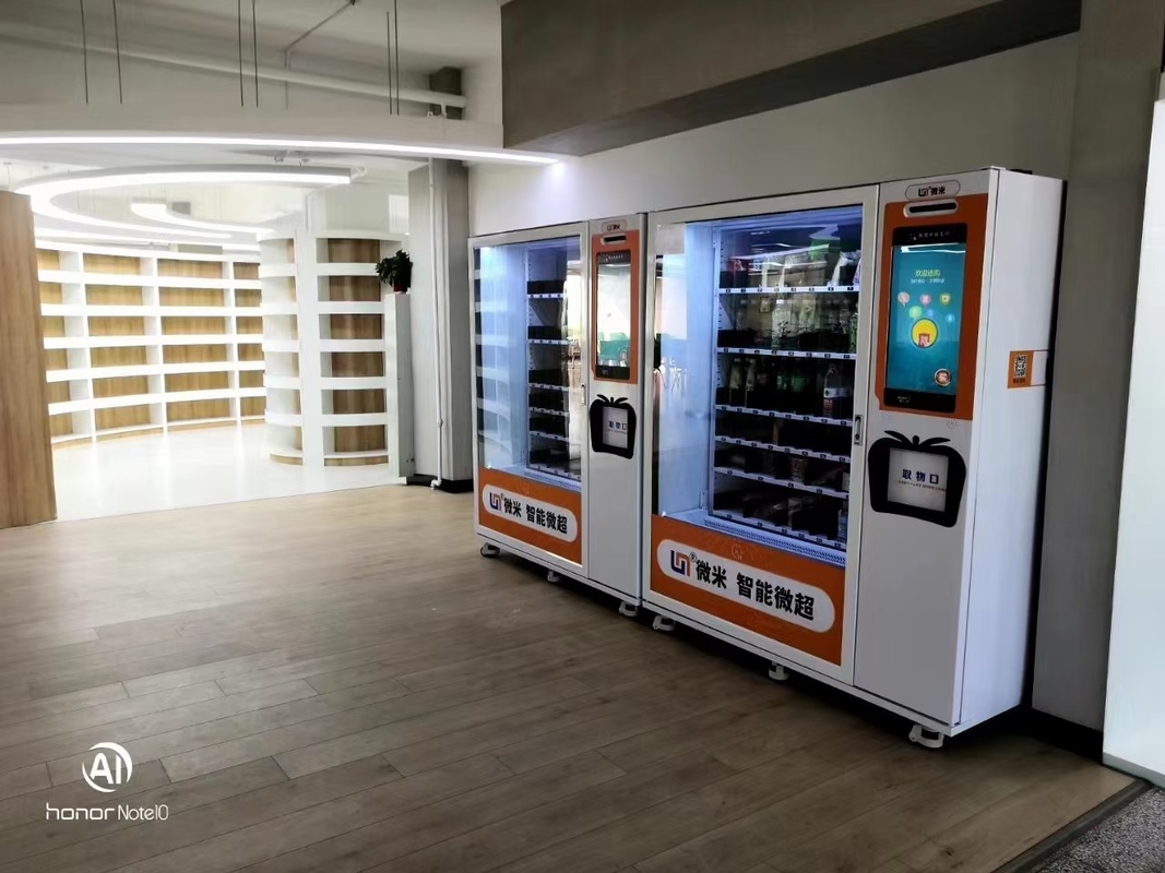 Automated Cold Drink Snack Soda Vending Machine Retail Store Micron Smart Vending Machine