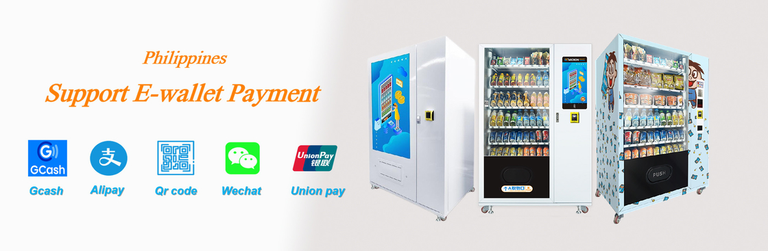 Operated 24 Hours Conveyor Vending Machine With Cashless Payment Systems
