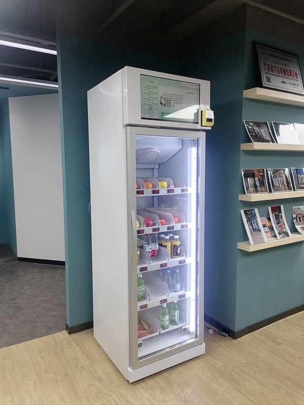 110V Smart Fridge Vending Machine Frozen Food Grab N Go Fridge