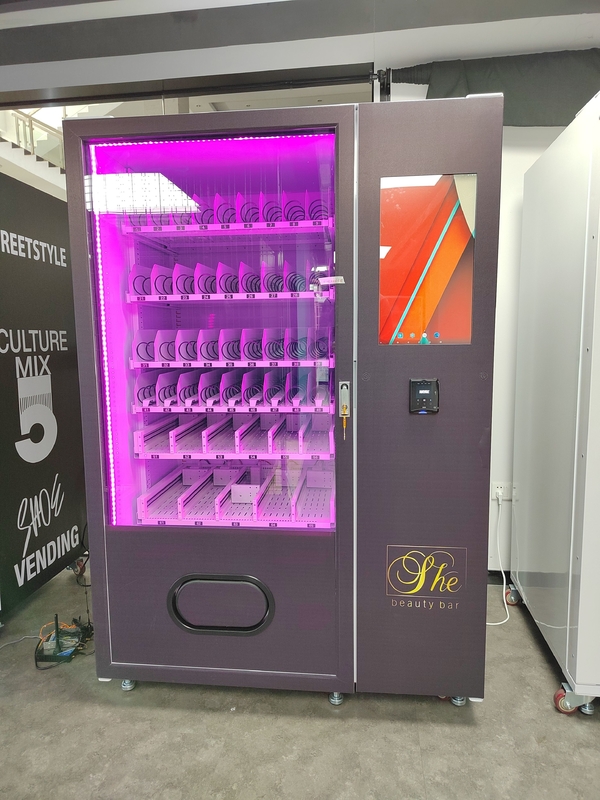22'' Touch Screen Eyelash Vending Machine For Shopping Mall
