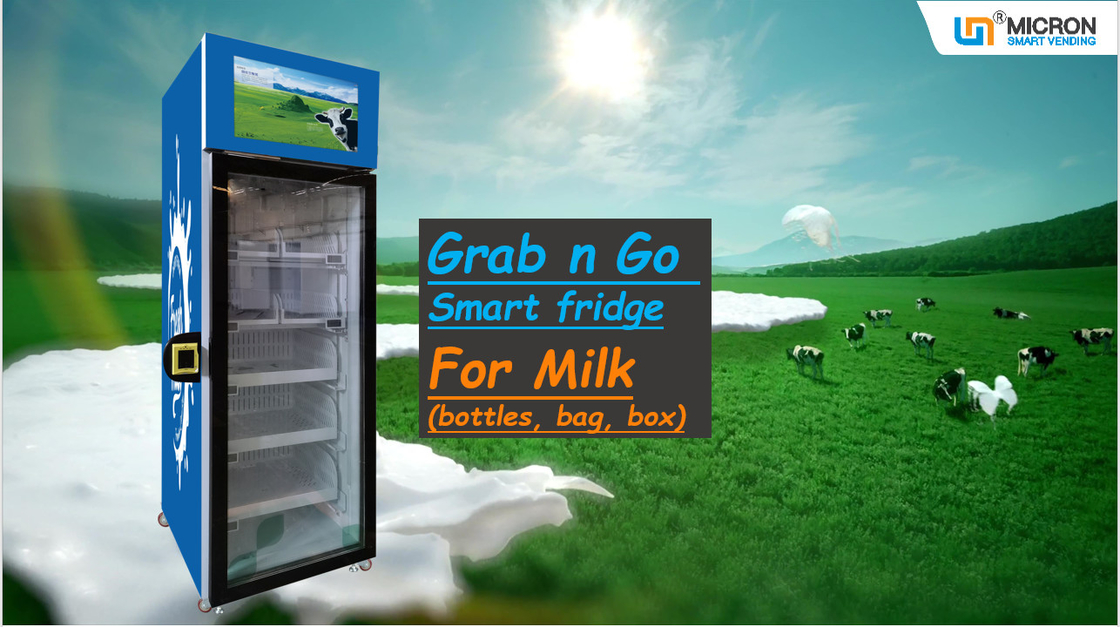 WIFI 4G Smart Fridge Vending Machine School Milk Vending Machine