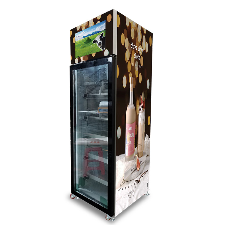 WIFI 4G Smart Fridge Vending Machine School Milk Vending Machine