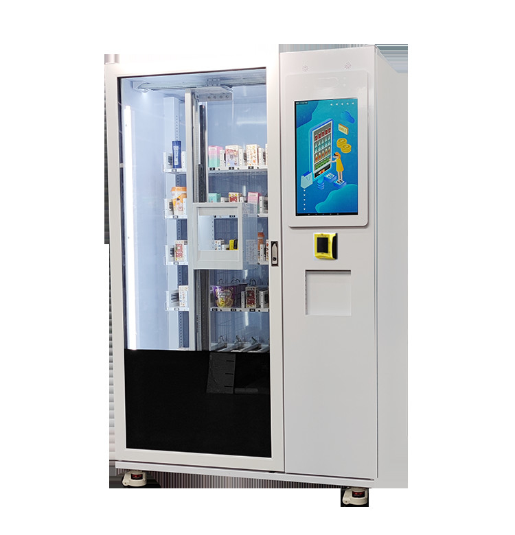 Custom Canned Wine Vending Machine Glass bottle With Xy Elevator And Age Verification