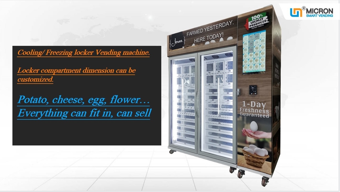 24 Capacity Oyster Vending Machine 24V Electric Heating Defogging