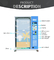 Micron 22 Inch Touch Screen Spray Vending Machine For Sun block oil