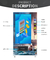 500w Credit Card Vending Machine With 24V Electric Heating Defogging Glass Door