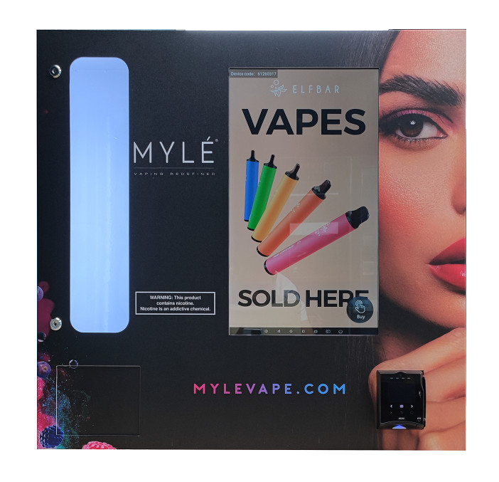 Wall Mounted mini vending machine Electronic Cigarette Vape Vending Machine With Age Recognition