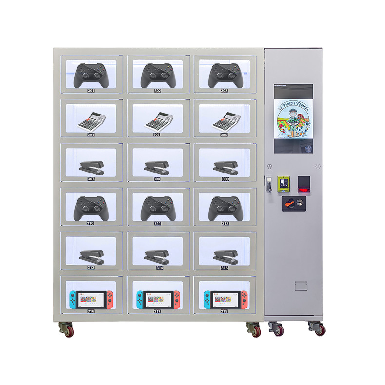 Game Rent And Movie Rent Vending Machine Renting Video Games Office Supplies Smart Renting Vending Machine With ...