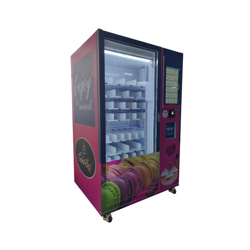 21.5 Inch Touch Screen Snack Food Vending Machine With In-house ...