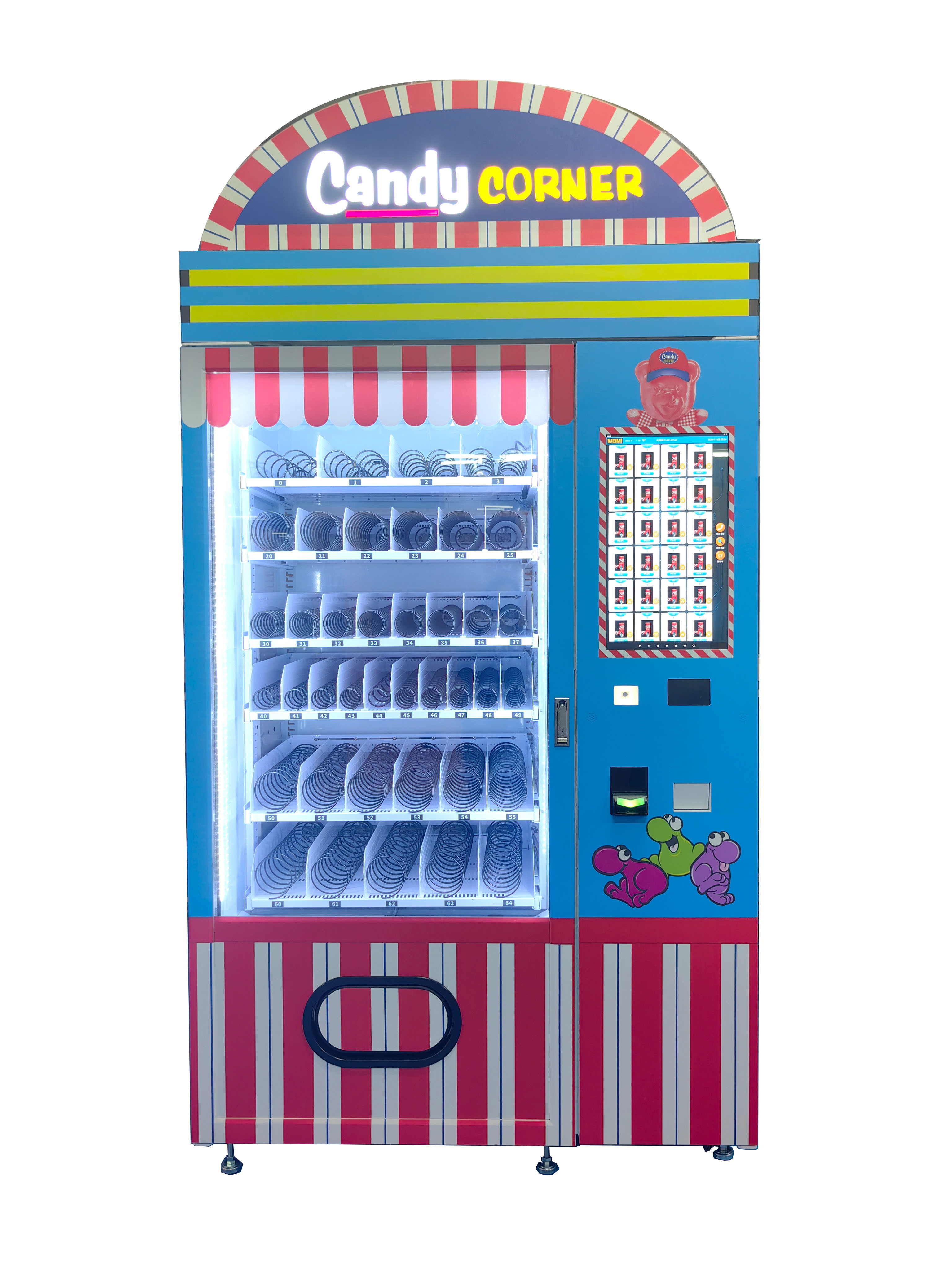 Smart Candy Corner Vending Machine With 21.5-Inch Touchscreen Multiple ...