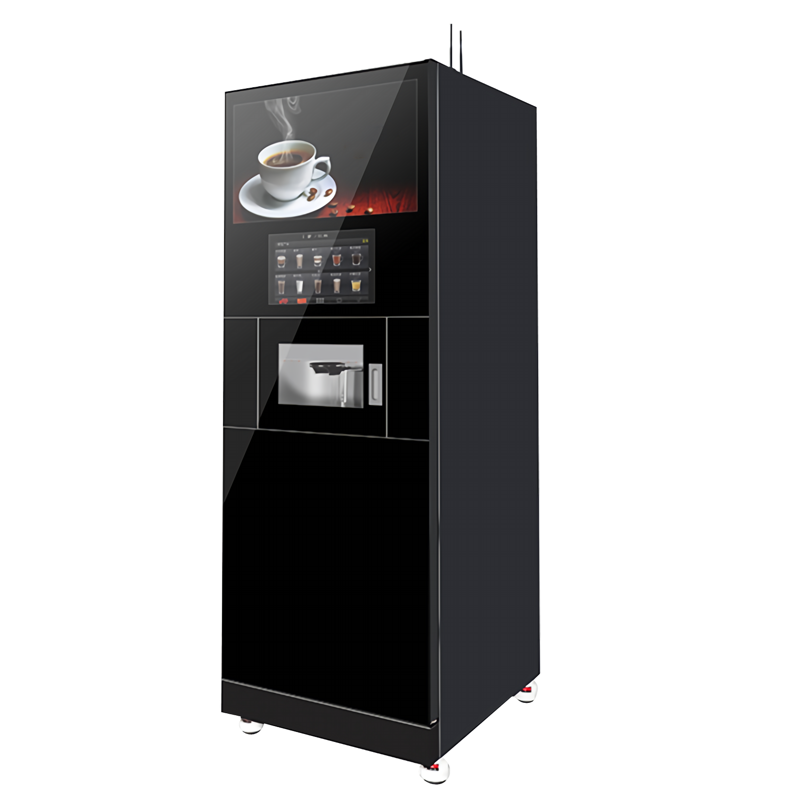 Remote Control Coffee Maker Fully Automatic Coffee Vending Machine with WiFi 4G Remote Control