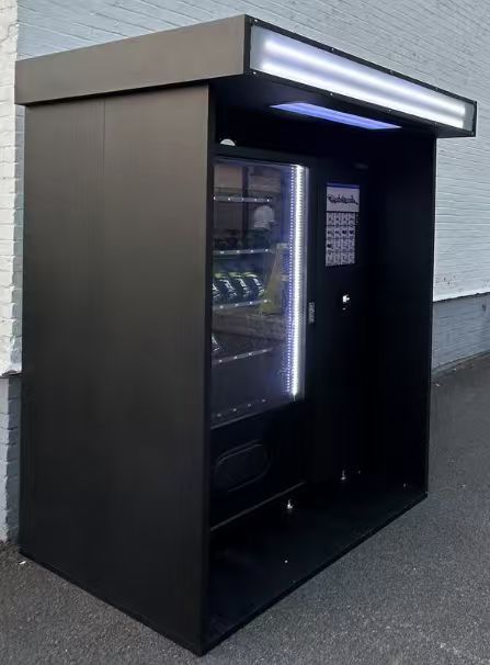 Weatherproof Machine Outdoor Vending Machine House - Weatherproof Metal Cover