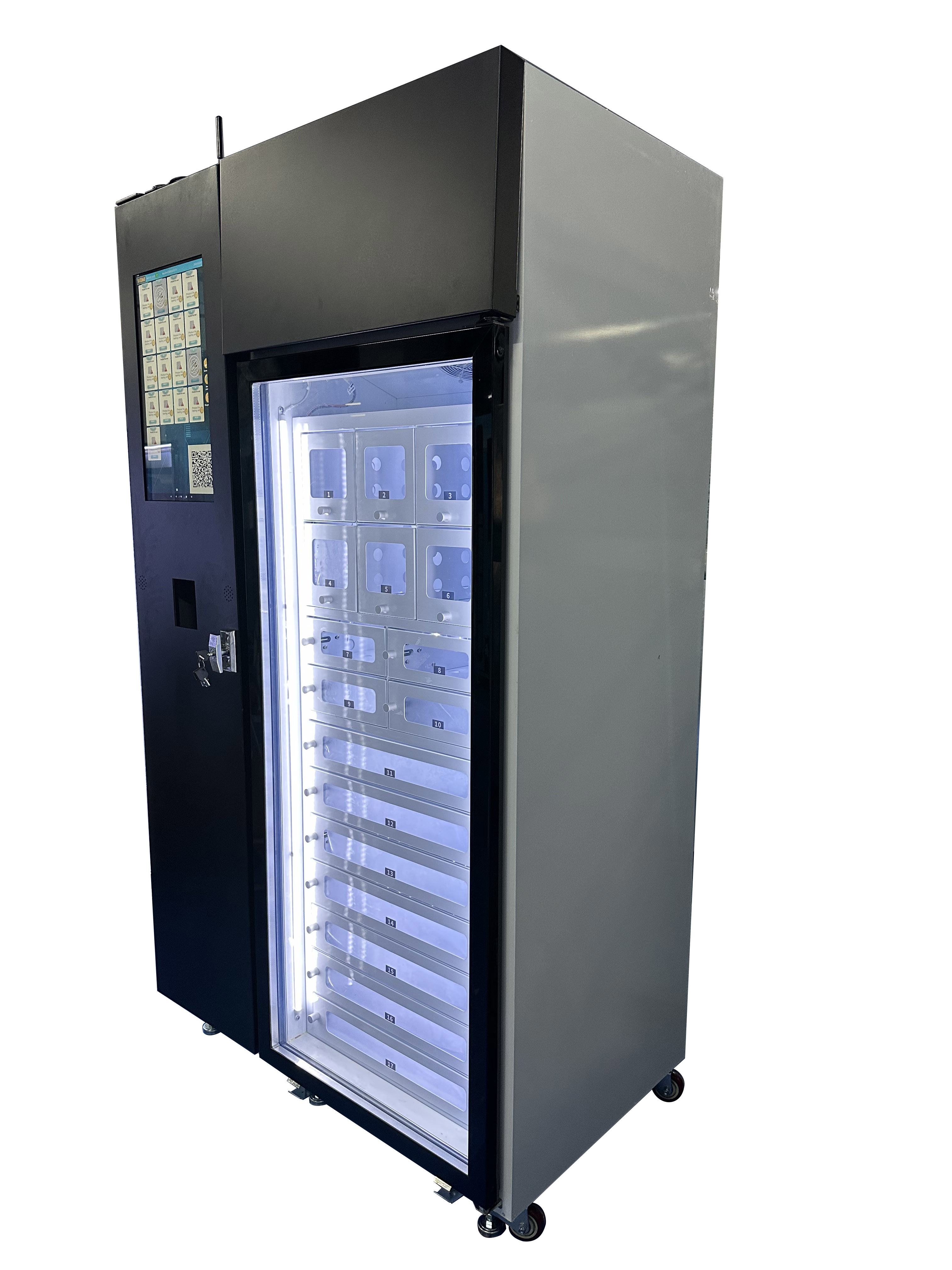 Egg Locker Vending Machine with Touch Screen & Cooling System