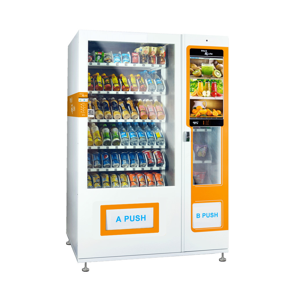 healthy vending machines For Selling Foods And Drinks Combo vending