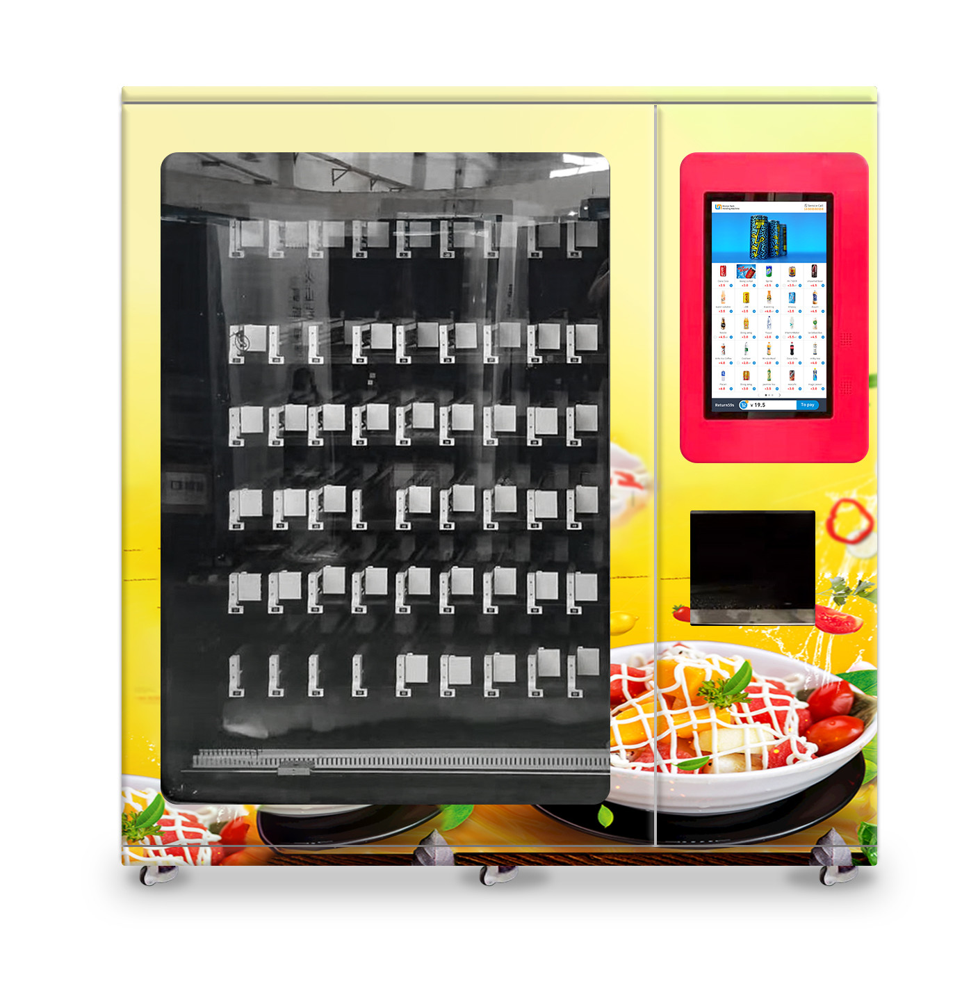 Fruit Saland Automatic Vending Machine 10 Adjustable Channels, large