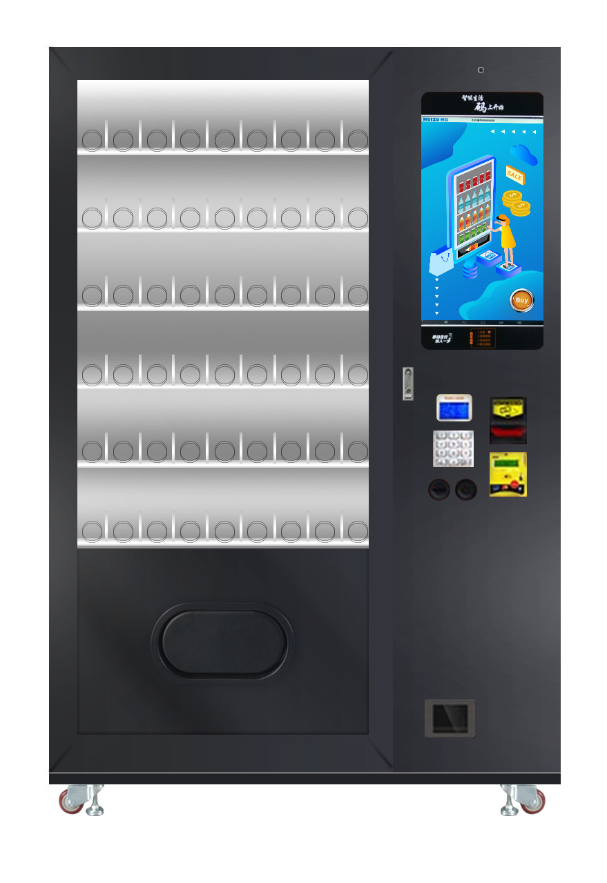Combo Vending Machine For Soft Drinks Retail Vending Machine Media Vending Macine Manufacturer Internet Vending
