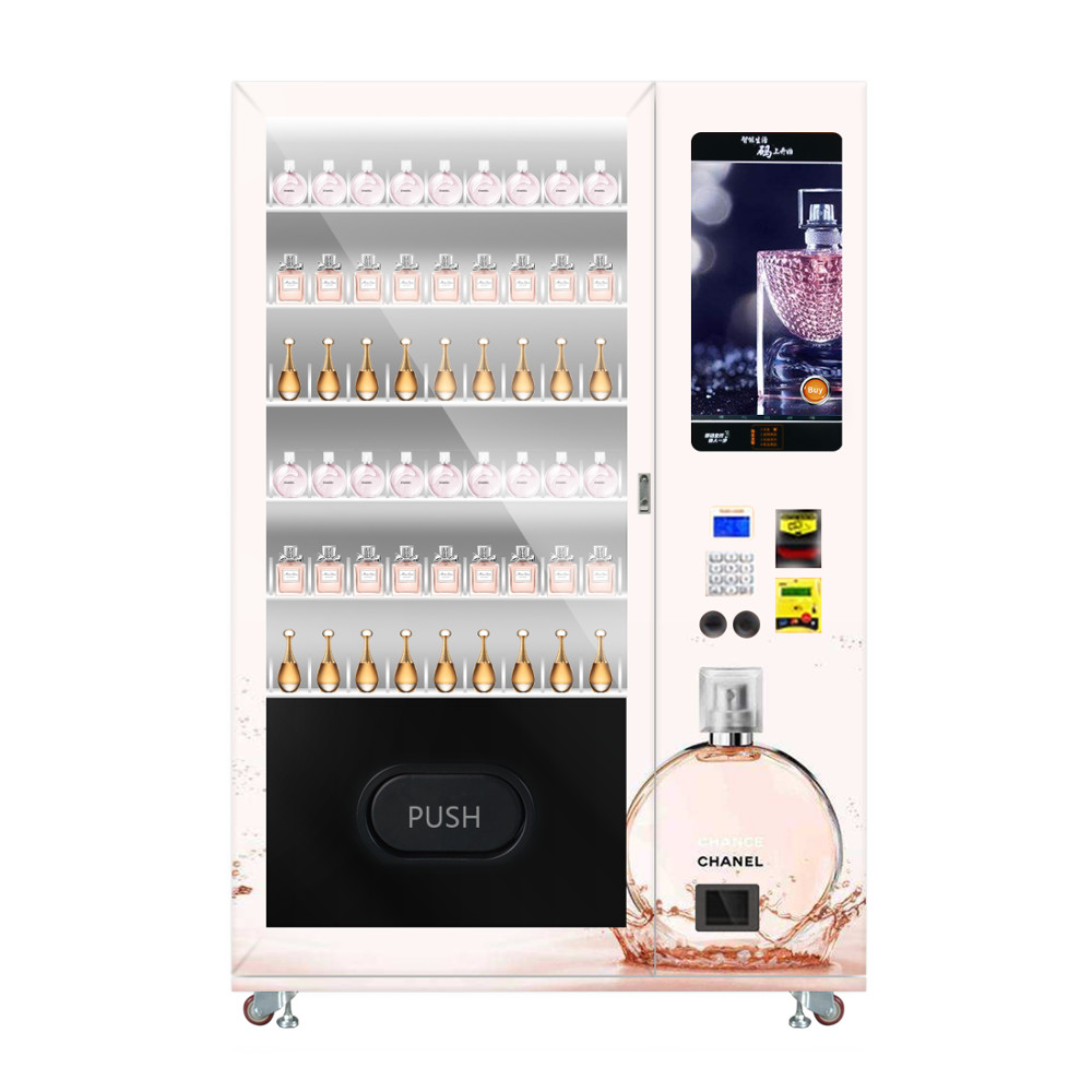 21.5 Inch Perfume Smart Vending Machine With Descending Ladder