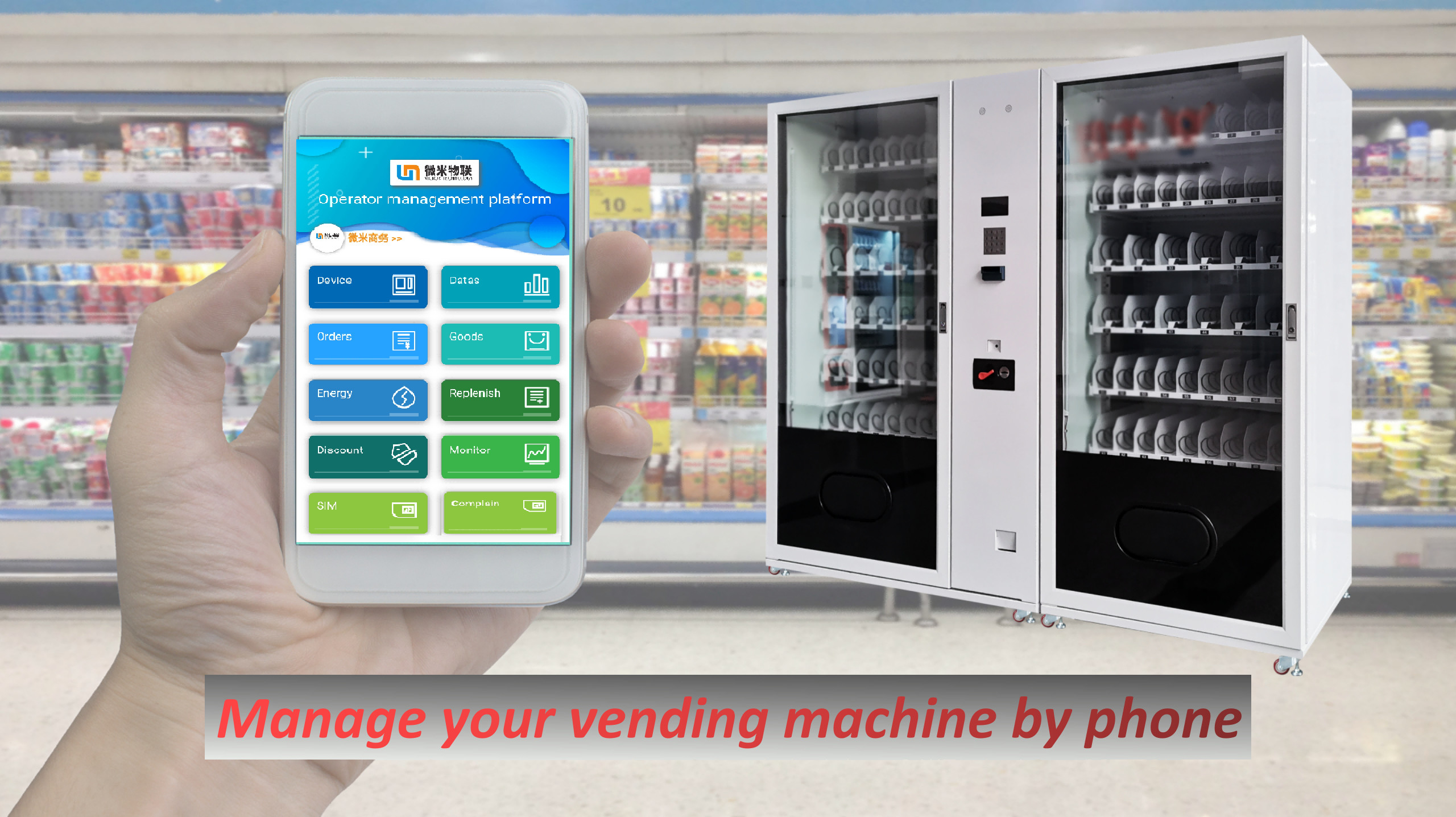 Combo Cup Noodle Vending Machine With Hot Water Multi Function