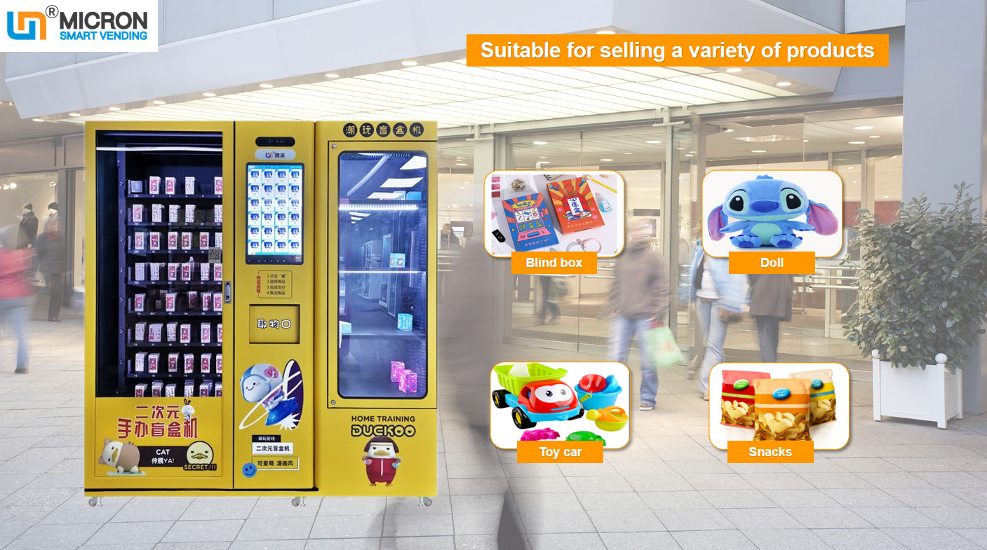 Lucky Box, Blind Box, Cartoon Toy Vending Machine, Profitable Venidng Machine, Hot Sales, Pop Mart Vending Machine.