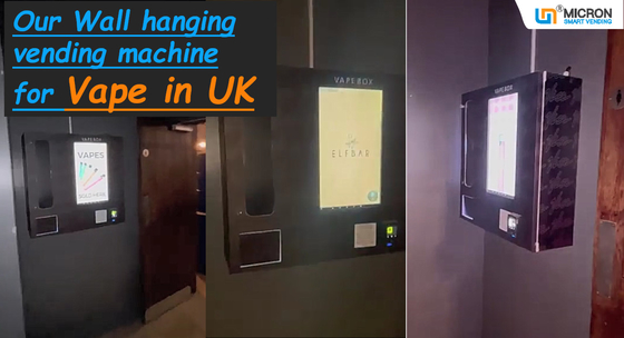 Hanging Wall Electronic Cigarette Smart Vending Machine With Age Recognition System