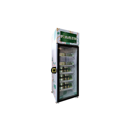 Gym Vending Machine to Sell Energy Drink Fresh Fruit Refrigerator Vending With Card Reader